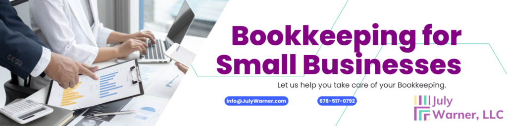 July Warner Small Business Bookkeeping Services